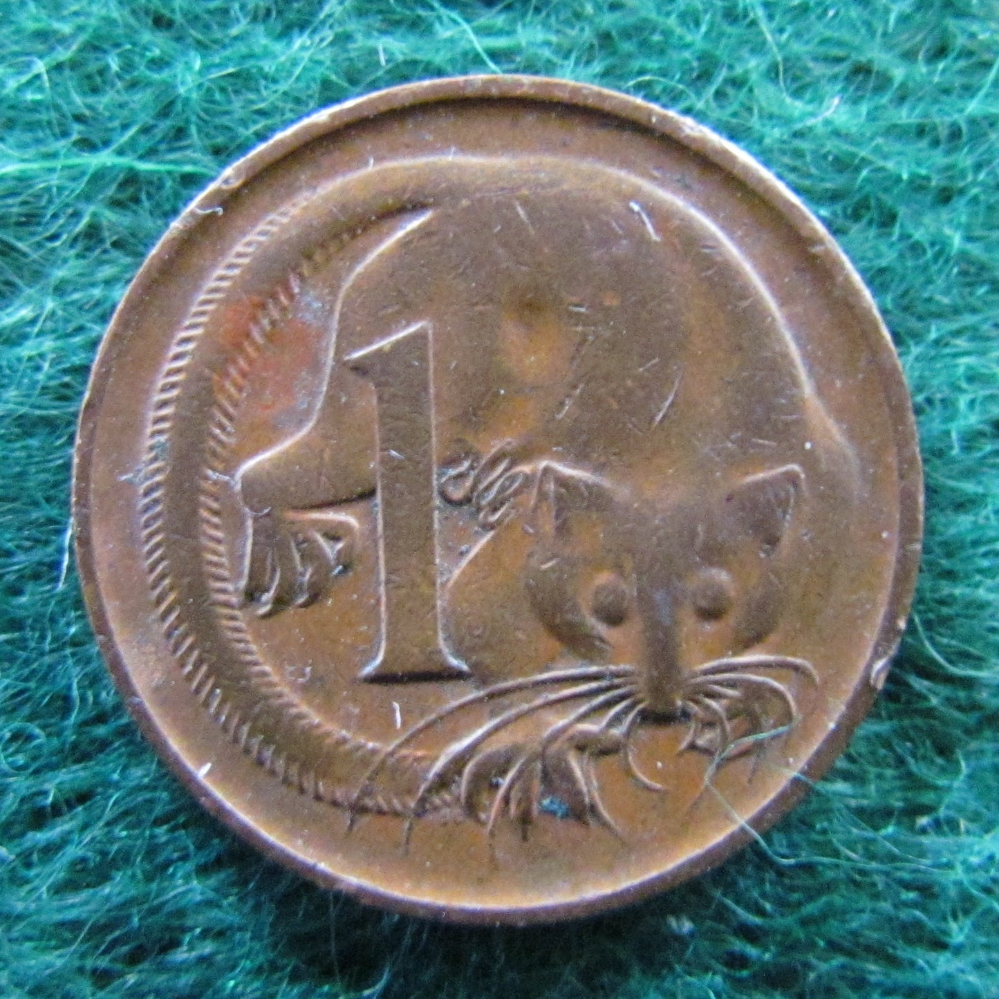 Australian 1970 1 Cent Queen Elizabeth Coin