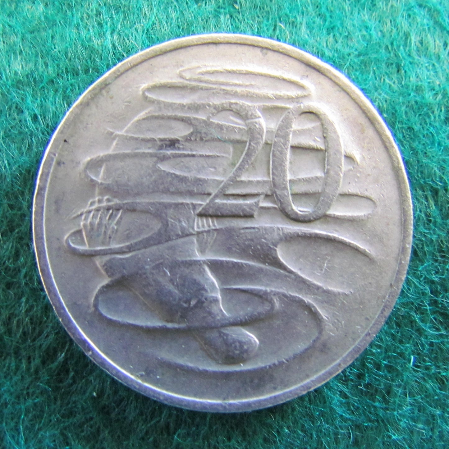 Australian 1970 20 Cent Queen Elizabeth Coin - Circulated