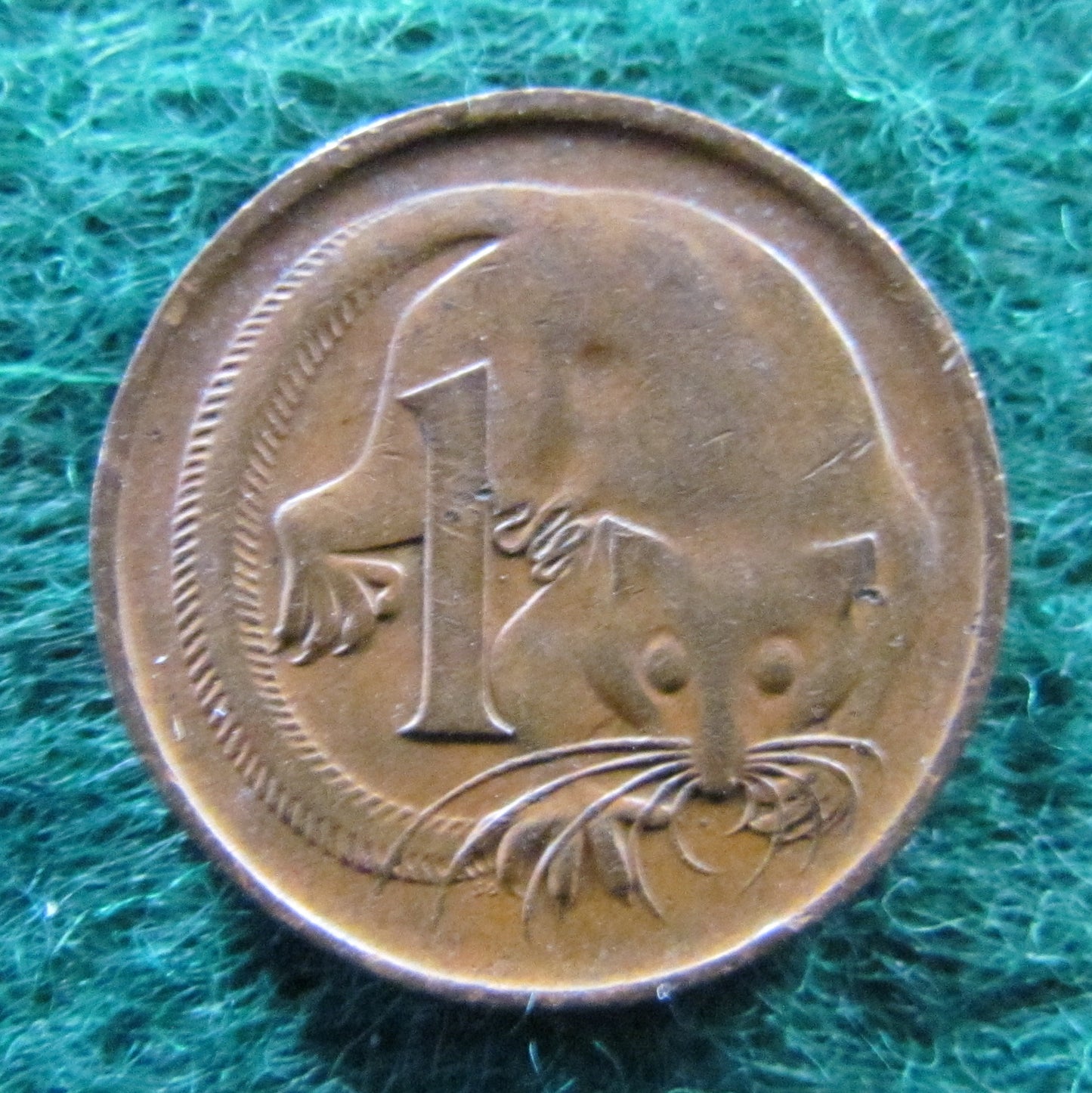 Australian 1973 1 Cent Queen Elizabeth Coin