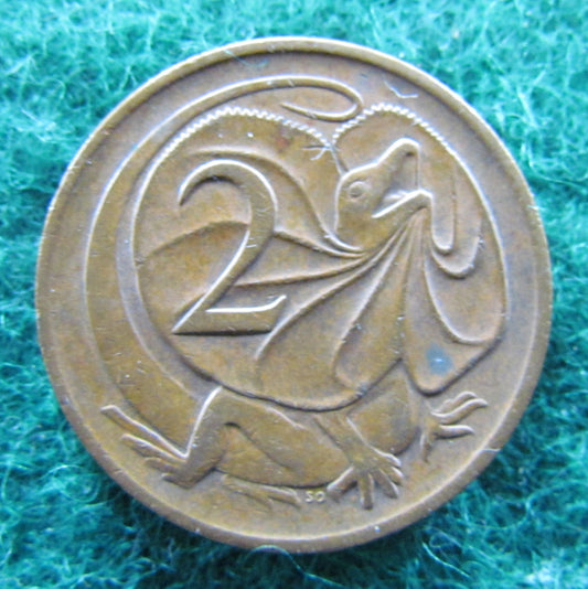 Australian 1973 2 Cent Queen Elizabeth II Coin
