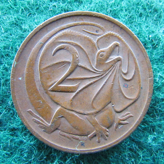 Australian 1974 2 Cent Queen Elizabeth II Coin