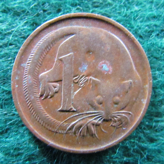 Australian 1975 1 Cent Queen Elizabeth Coin