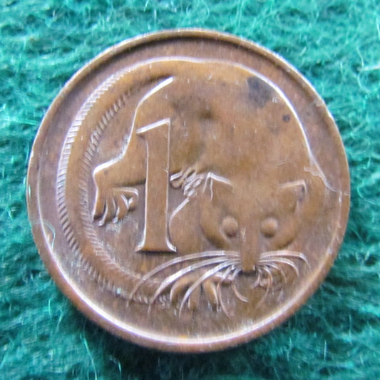Australian 1976 1 Cent Queen Elizabeth Coin