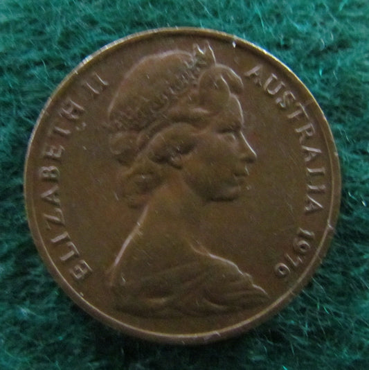 Australian 1976 2 Cent Queen Elizabeth II Coin