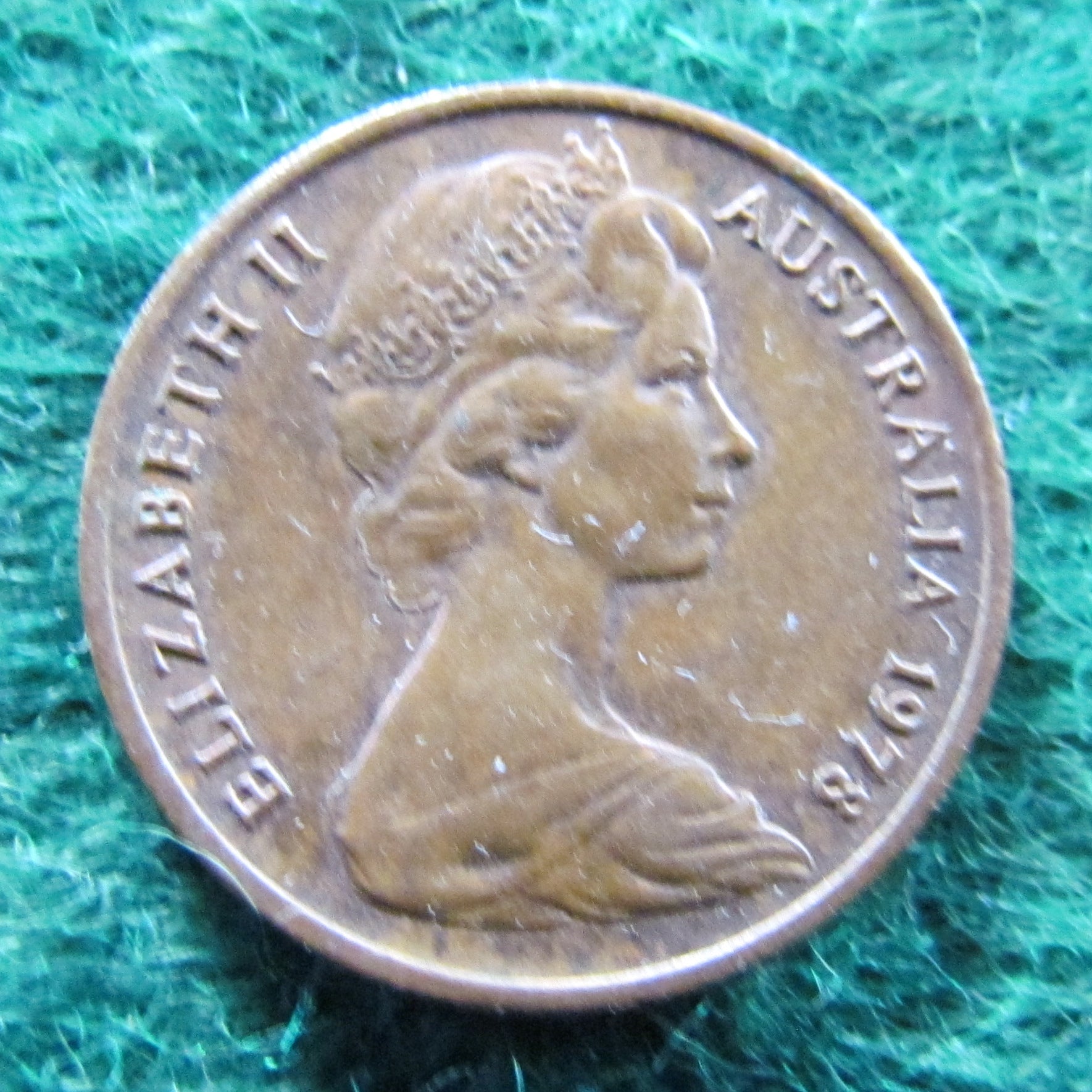 Australian 1978 1 Cent Queen Elizabeth Coin One Cent – Gumnut Antiques