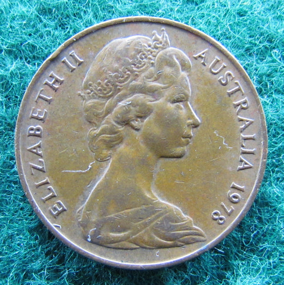 Australian 1978 2 Cent Queen Elizabeth II Coin