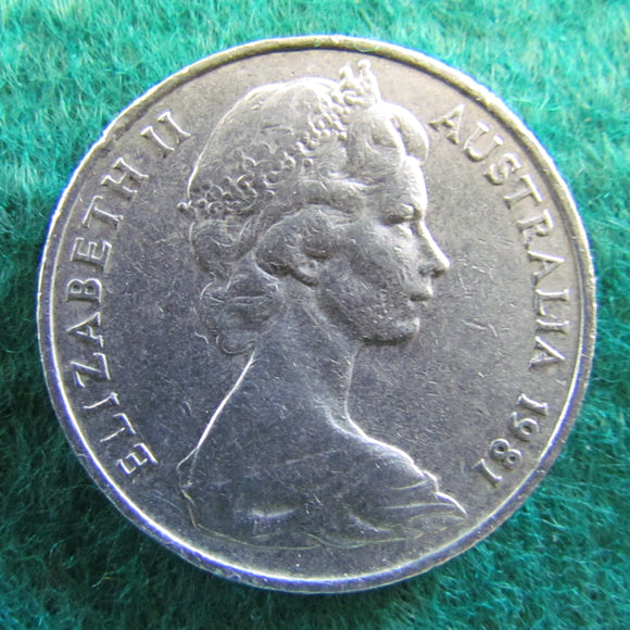 Australian 1981 20 Cent Queen Elizabeth Coin - Circulated