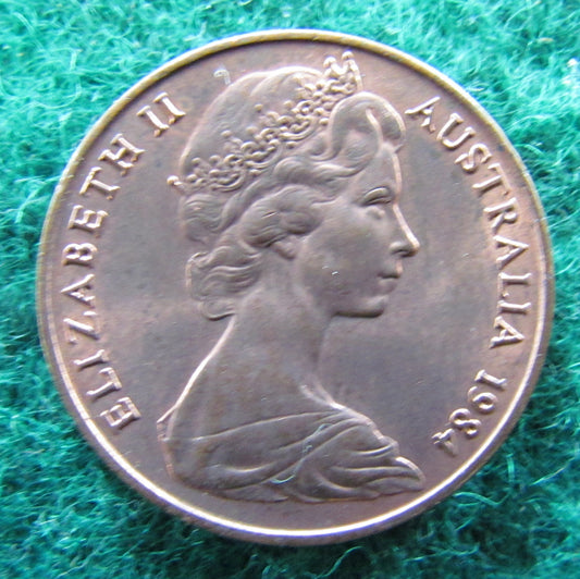 Australian 1984 2 Cent Queen Elizabeth II Coin