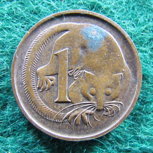 Australian 1987 1 Cent Queen Elizabeth Coin