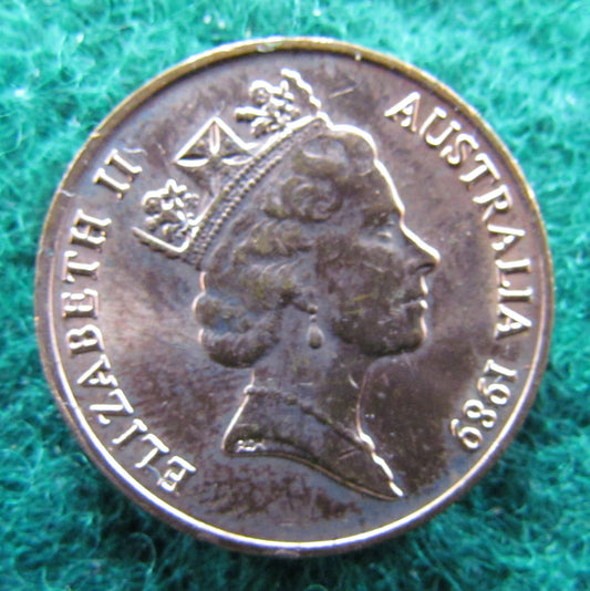 Australian 1989 2 Cent Queen Elizabeth II Coin