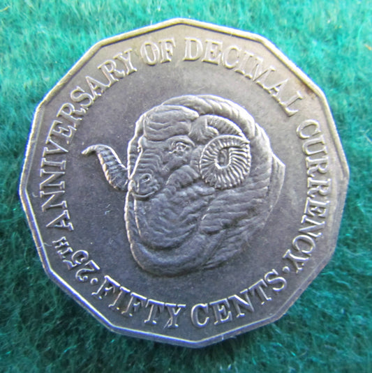 Australian 1991 50 Cent Coin Ram Head