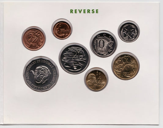 Australian 1991 25th Anniversary Coin Set Queen Elizabeth II - First And Last of Select Coins