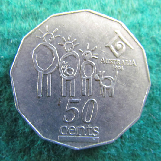 Australian 1994 50 Cent Coin Year Of The Family