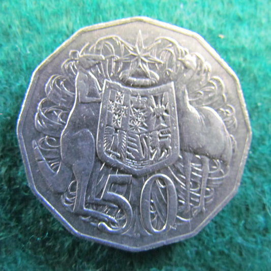 Australian 1996 Coat Of Arms 50 Cent Queen Elizabeth Coin - Circulated