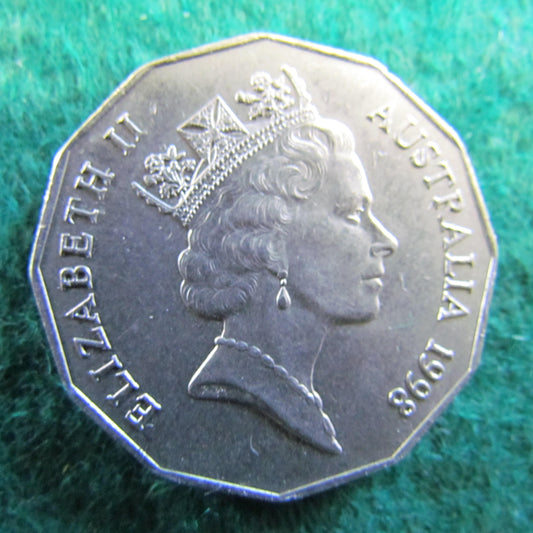 Australian 1998 50 Cent Coin Discovery of Bass Straight