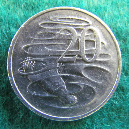 Australian 1999 20 Cent Queen Elizabeth Coin - Circulated