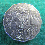 Australian 1999 Coat Of Arms 50 Cent Queen Elizabeth Coin - Circulated