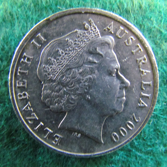 Australian 2000 20 Cent Queen Elizabeth Coin - Circulated