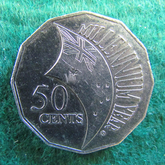 Australian 2000 50 Cent Coin Millennium Year (Non Inclused)