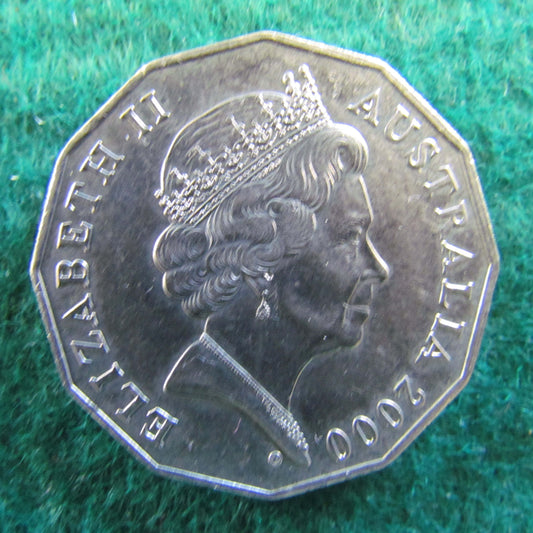 Australian 2000 50 Cent Coin Royal Visit