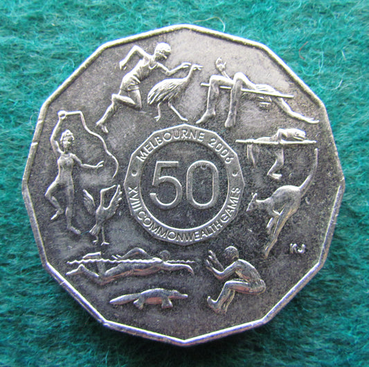 Australian 2005 50 Cent Coin Commonwealth games