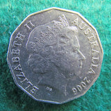 Australian 2006 Coat Of Arms 50 Cent Queen Elizabeth Coin - Circulated