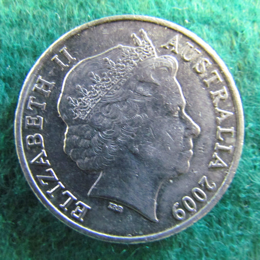 Australian 2009 20 Cent Coin - Circulated