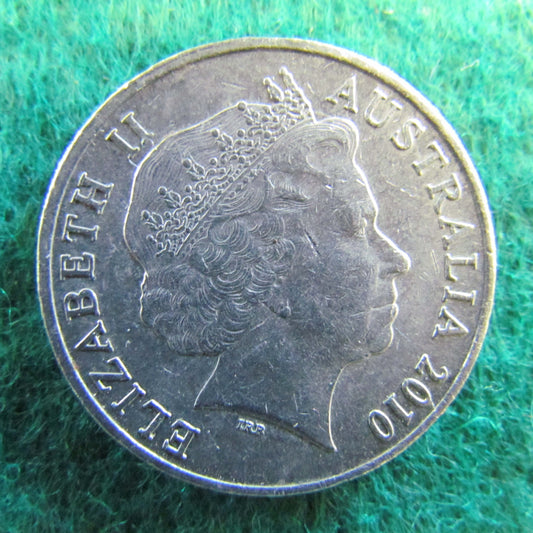 Australian 2010 20 Cent Coin - Circulated