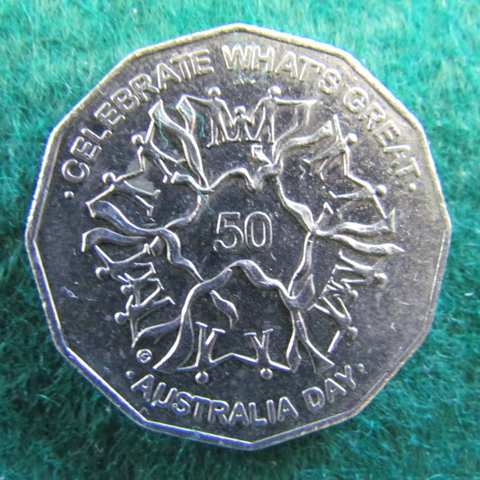 Australian 2010 50 Cent Celerbrate Whats Great Queen Elizabeth Coin - Circulated