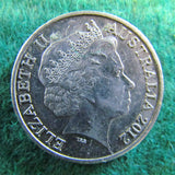 Australian 2012 20 Cent Coin - Circulated