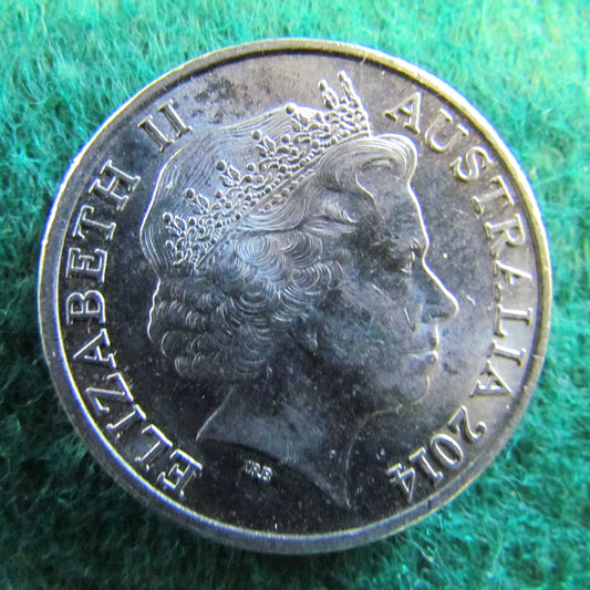 Australian 2014 20 Cent Coin - Circulated
