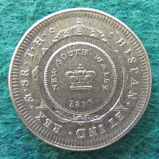 Australian 2013 Bicentenary Holey Dollar & Dump 1813 Queen Elizabeth Coin