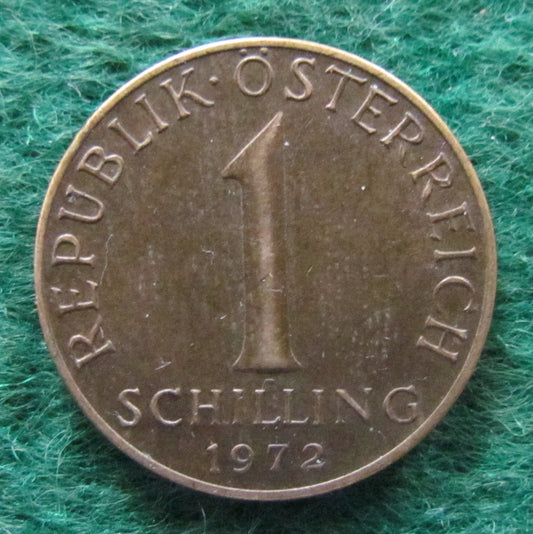 Austria 1972 1 Schilling Coin - Circulated