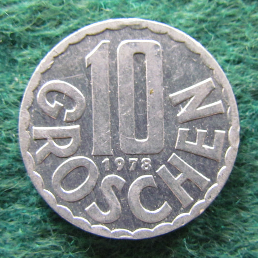 Austria 1978 10 Groschen Coin