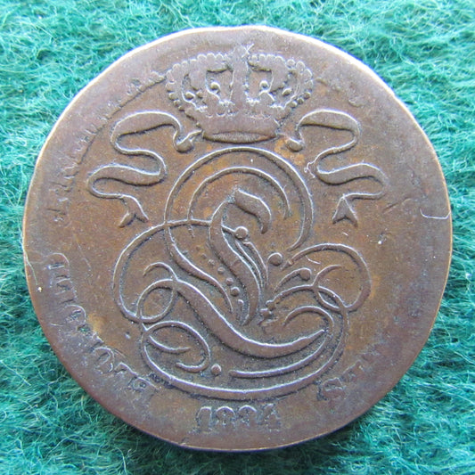 Belgium 1834 5 Centime Coin