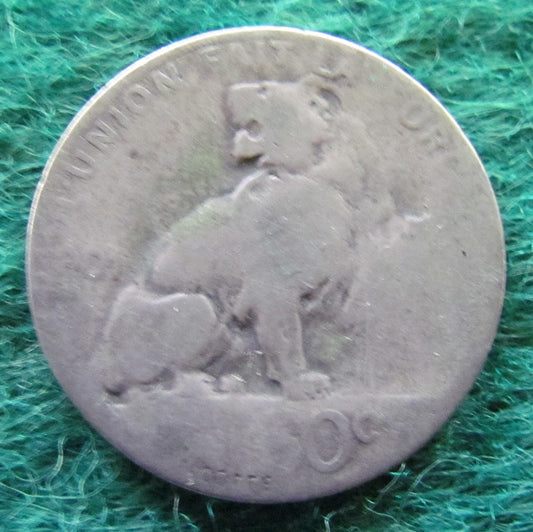Belgium 1901 50 Centimes Coin King Leopold II - Circulated