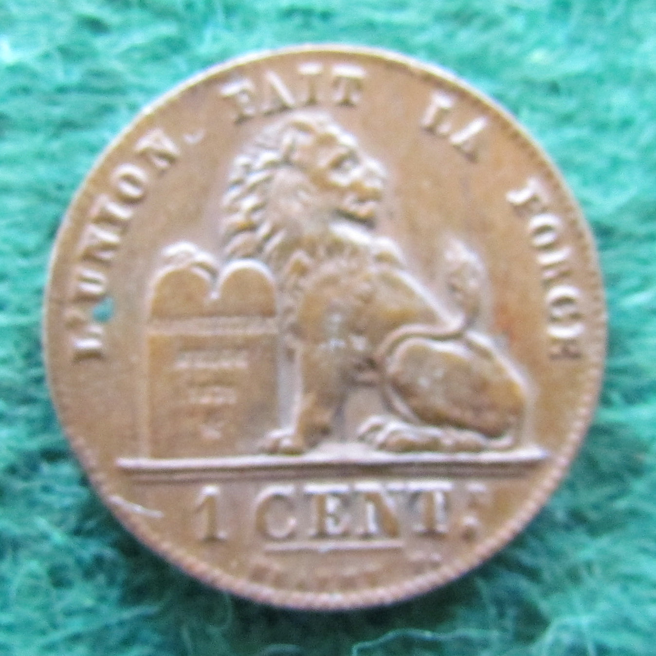 Belgium 1914 1 Centime Coin