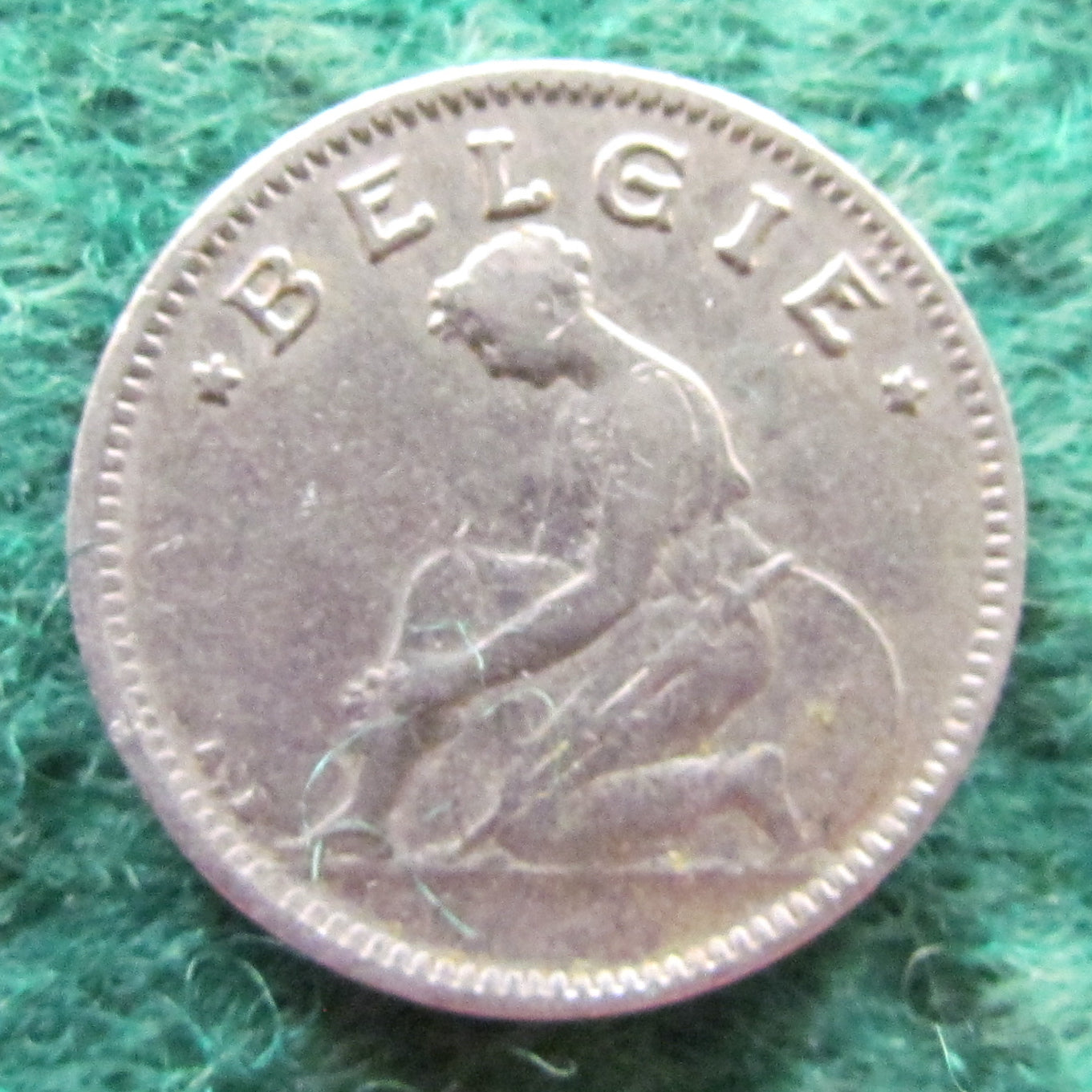 Belgium 1923 50 Centimes Coin