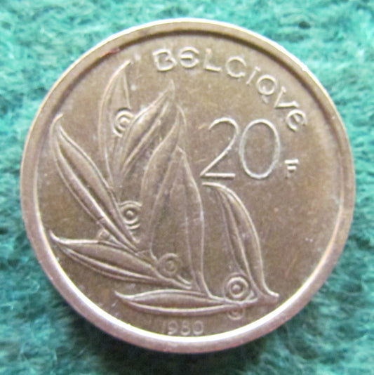 Belgium 1980 20 Franc Coin - Circulated