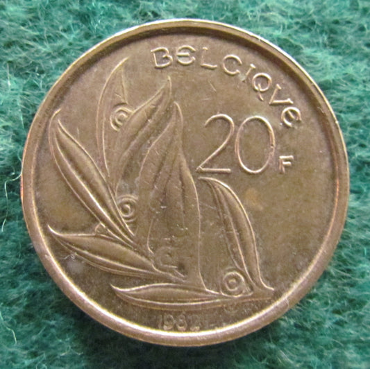 Belgium 1982 20 Franc Coin - Circulated