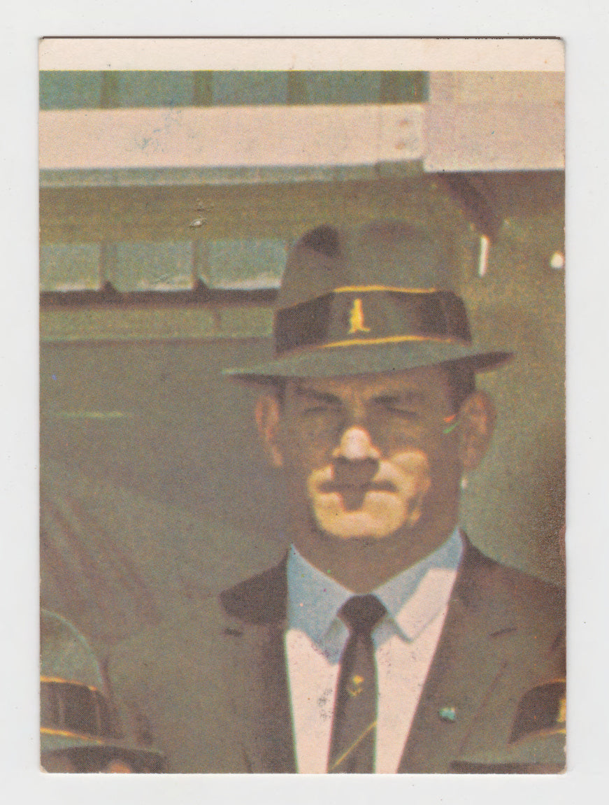 Scanlens 1968 A Grade NRL Football Card  #04 - Bob Batty - Manly Warringah