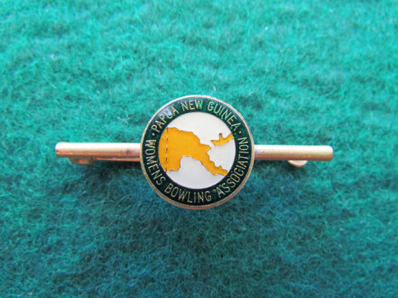 Lawn Bowls Badge Papua New Guinea Womens Bowling Assiciation