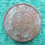 Brazil 1889 20 Reis Coin - Circulated