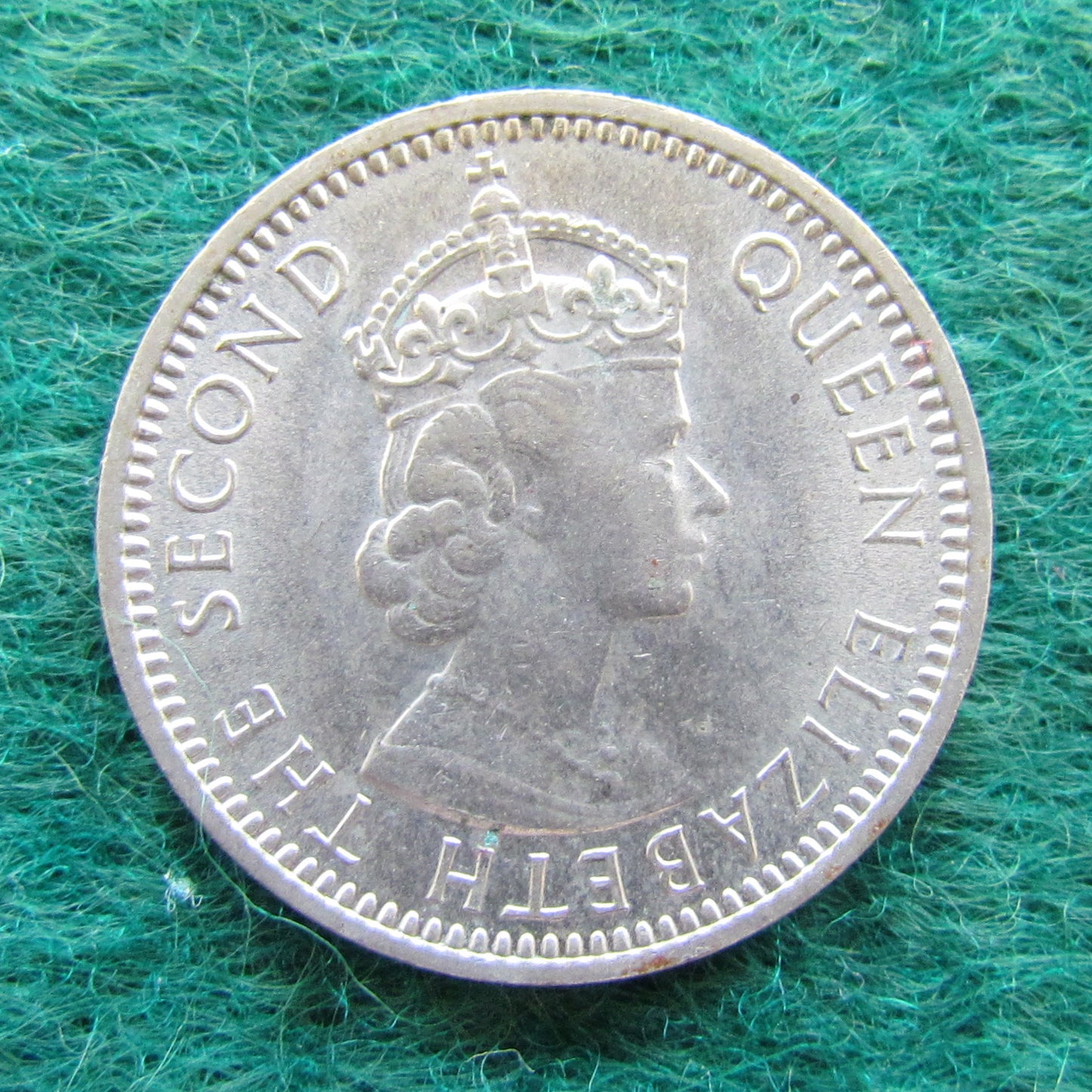 Malaya & British Borneo 1957 Ten Cent Queen Elizabeth II Coin - Circulated
