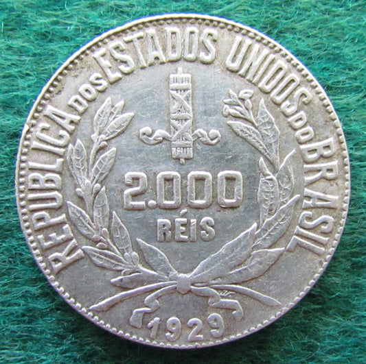 Brazil 1929 2000 Reiz Coin - Circulated