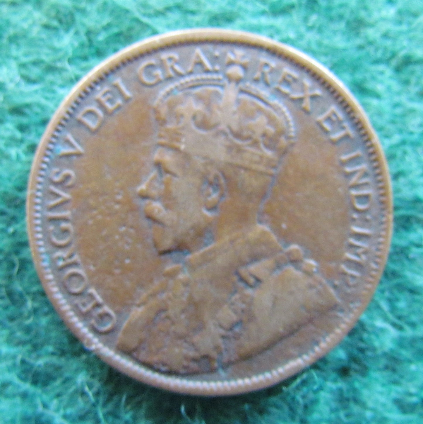 Canada 1912 1 Cent King George V Coin