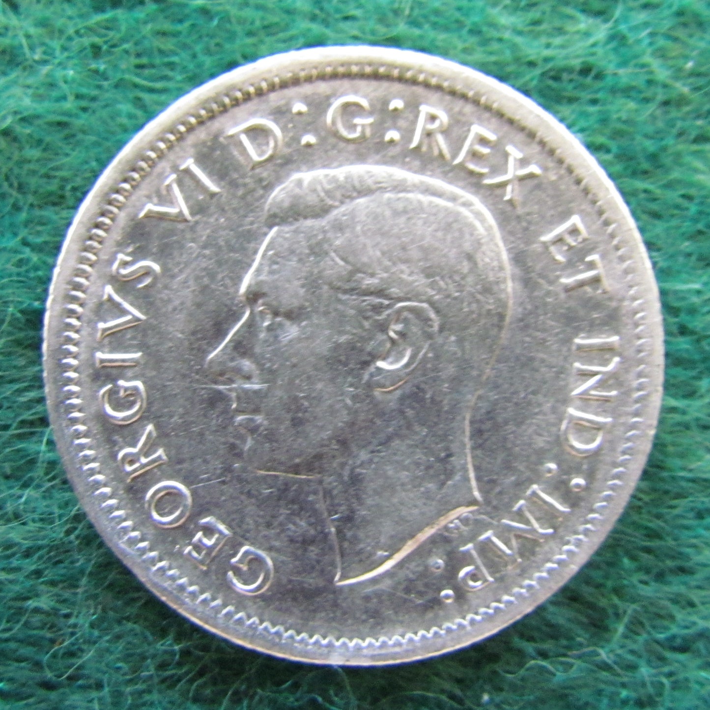 Canada 1939 25 Cent Silver King George VI Coin - Circulated