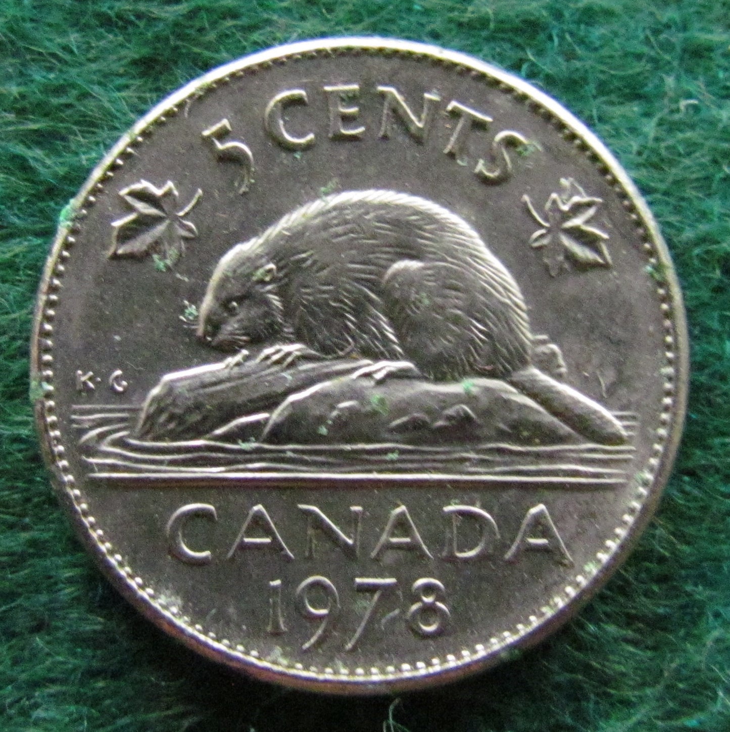 Canada 1978 5 Cent King George V Coin