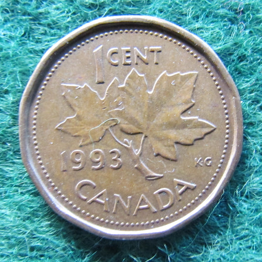 Canada 1993 1 Cent Queen Elizabeth II Coin - Circulated