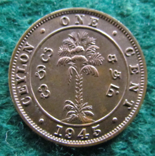 Ceylon 1945 1 Cent Coin